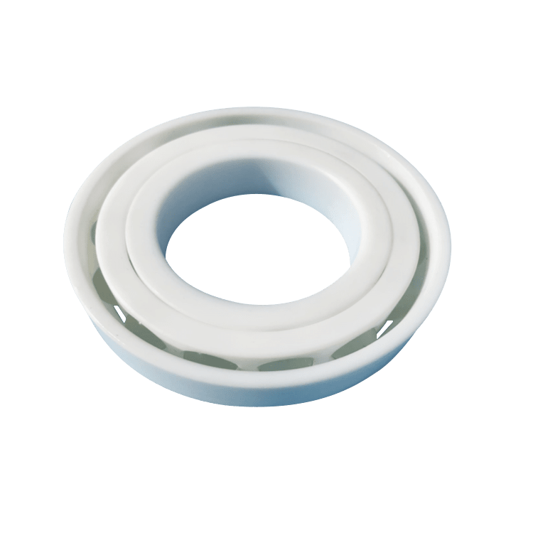 PTFE耐腐蝕塑料角接觸球軸承 PTFE/PTFE/玻璃